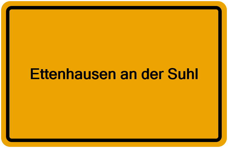 Handelsregisterauszug Ettenhausen an der Suhl